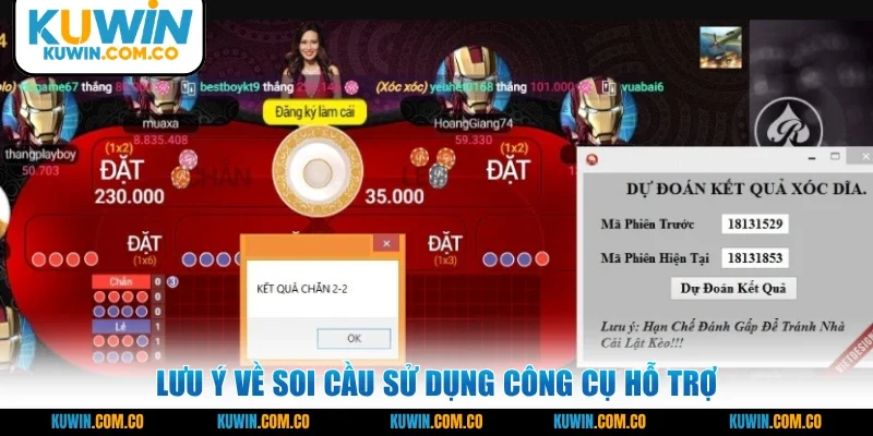 Lưu ý về soi cầu sử dụng công cụ hỗ trợ