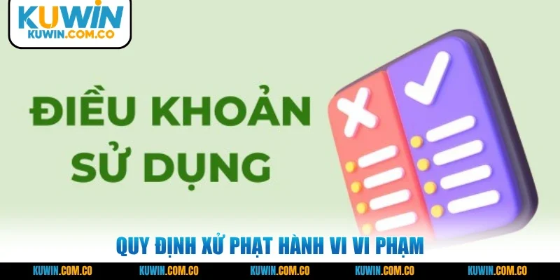 Quy định xử phạt hành vi vi phạm